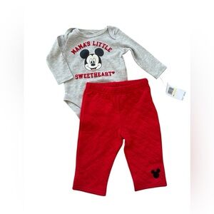 Disney Baby Gray and Red Set